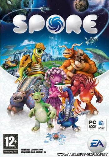 SPORE (Spore + Spore "Жуткие и милые" + Spore"Космические приключения") (2009) RePack