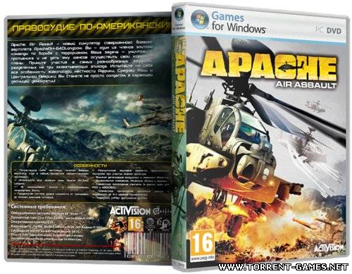Apache: Air Assault 1.0.0.2 (RePack) [ 2010, Arcade / Simulator (Flight Combat / Helicopter) / 3D ] от MILLION