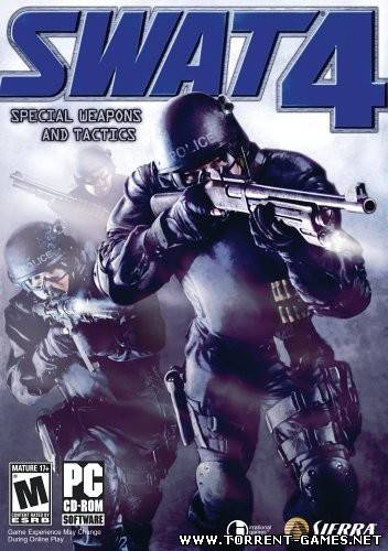 SWAT 4 (version 1.0) с возможностью играть по сети (2005) rus
