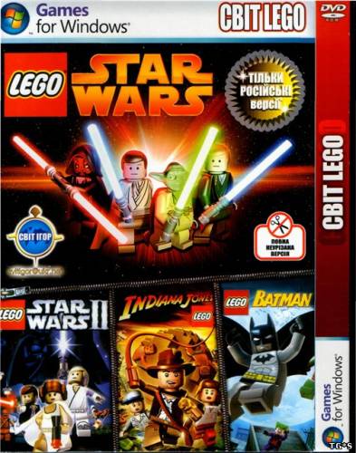 Мир LEGO: Star wars, Star wars II, Indiana Jones, Batman (2005-2008) {P} [RUS]