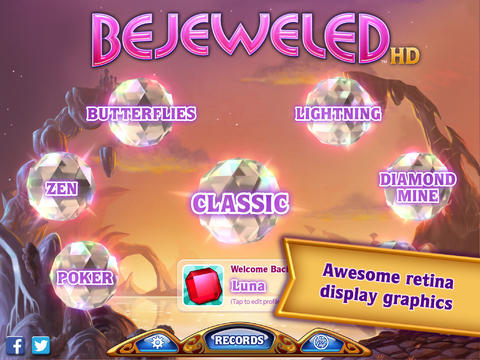 Bejeweled HD [v1.3, iOS 3.2, ENG]