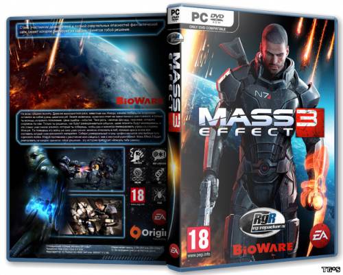 Mass Effect 3 (2012)[v1.25427.16 + DLC] от R.G. Repacker's