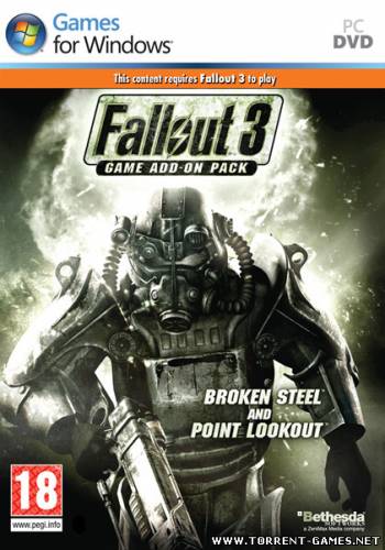 Fallout 3 & Broken Steel, Point Lookout, The Pitt, Operation: Anchorage (2008-2010)Язык озвучки: Русский