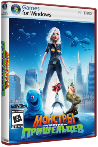 Monsters vs. Aliens:The Videogame (Лицензия) РС