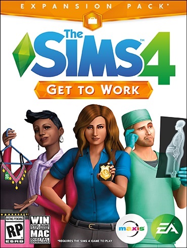 The Sims 4: Get to Work [v. 1.5.139.1020] (2014/PC/Repack/Rus) от SpaceX