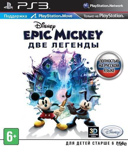 Disney Epic Mickey: Две легенды / Disney's Epic Mickey 2: The Power of Two (2012) PS3 by tg