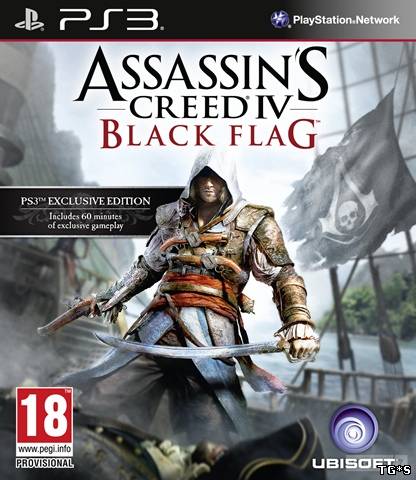 Assassin's Creed IV: Black Flag 4.46 [Cobra, 3Key, E3 Pro ODE] (2013) PS3