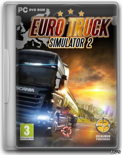 Euro Truck Simulator 2 [v.1.8.2.5s +3 DLC] (2012/PC/Repack/Rus) by xatab