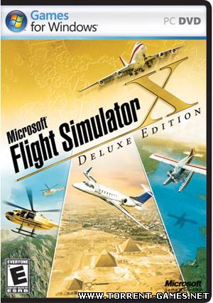 Microsoft Flight Simulator X(Deluxe Edition) + Разгон(Набор дополнений)
