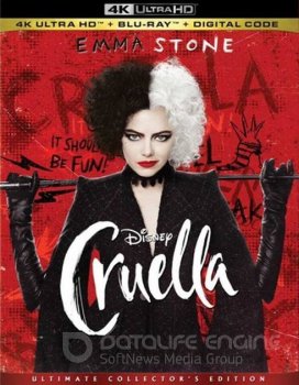 Круэлла / Cruella (2021) UHD BDRemux 2160p | 4K | HDR | Dolby Vision Profile 8 | D, P, P1 | iTunes