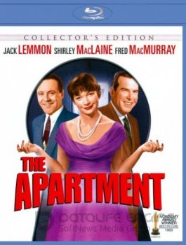 Квартира / The Apartment (1960) BDRip 1080p от msltel | D, P, A